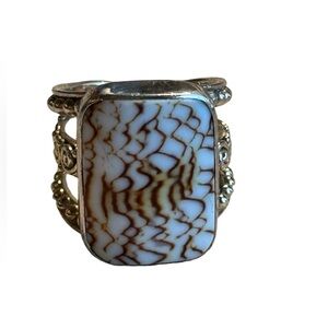 Sajen sterling silver 925 Cone shell ring Bali